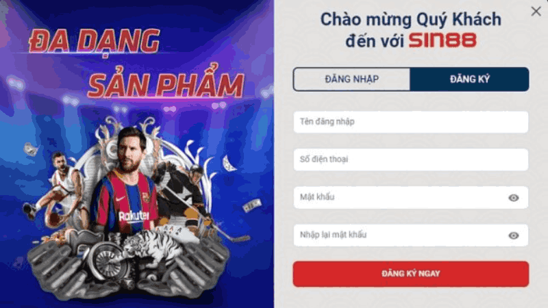 Sin88 chỉ chấp nhận mỗi người chơi sở hữu một tài khoản